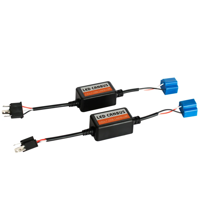 

2pcs H4H/L LED Headlight Canbus Error Free Anti Flicker Resistor Canceller Decoder