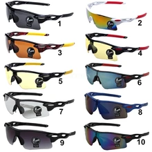50 шт./лот, очки для спорта на открытом воздухе, велоспорта, езды на велосипеде, вождения, рыбалки, бега, очки, UV400, солнцезащитные очки