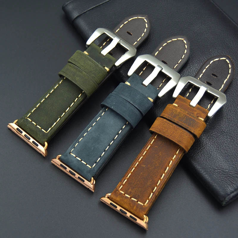 Ремешок из натуральной кожи для Apple Watch 38/42 мм|for apple watch|leather genuineleather band for watch |