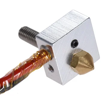 

0.5/0.4/0.3/0.2mm Motor Throat Aluminum Assembled Nozzle Hot End Kit for MK8 Extruder Prusa I3 3D Printer Parts with Box Durable