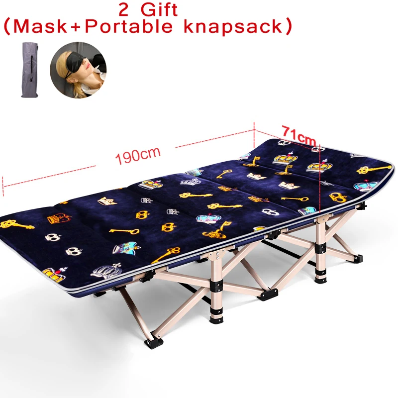 18 Patterns Folding Bed Winter/Summer Cushion Mattress Bed Laying Siesta Deck Chair Recliner Chair Fishing Beach Nap Couch