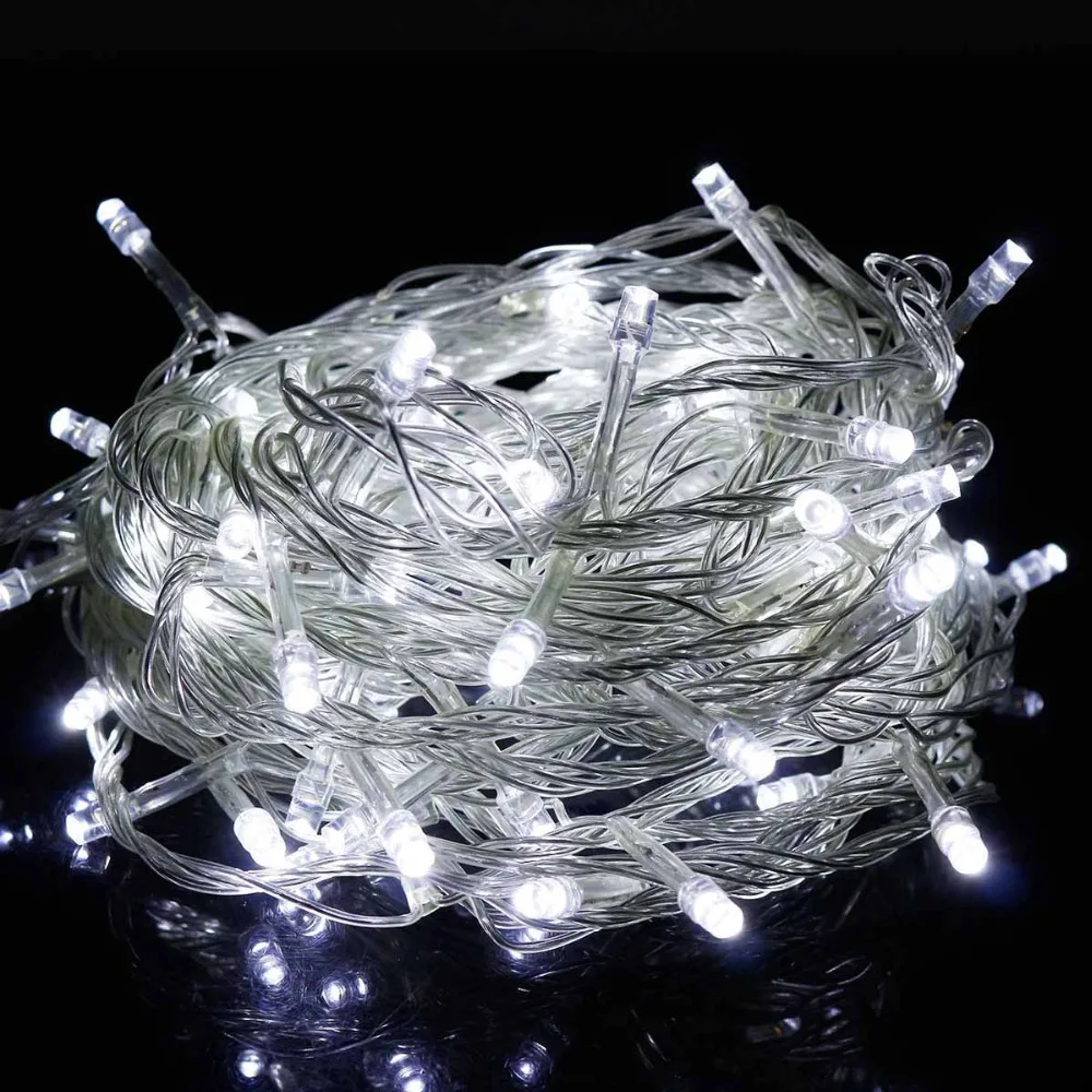 Vacamm Lighting String LED Holiday Night Lights 10M RGB White/Warm White Waterproof Wedding Birthday Party Decoration | Лампы и