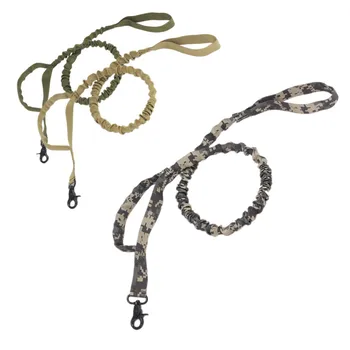 

1pc Black Army Green Khaki ACU Camo Retractable Dog Leash Puppy Pet Rope Outdoor Military Fans Dogs Leashes Belt Training Rope