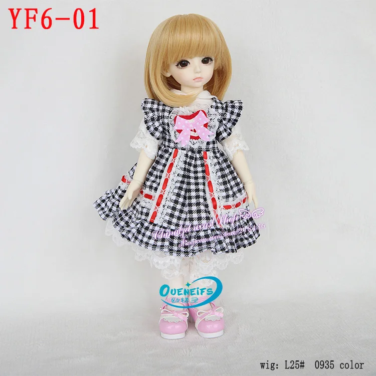 BJD SD Кукла Одежда 1/6 платье принцессы Стиль Kawaii для лат Littlefee Linachouchou тела YF6-01/02/15/20 аксессуары для куклы - Цвет: YF6 to 01