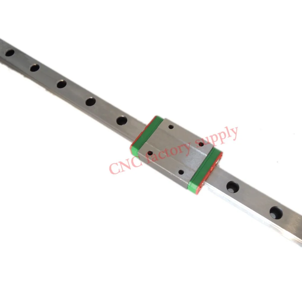 

3D print parts cnc Kossel Mini MGN12 12mm miniature linear rail slide 1pcs 12mm L-800mm rail+1pcs MGN12H carriage