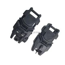 2 шт. Тактический фосфоресцирующий откидной складной передний и задний прицел для 20 мм Weaver Rail Крепления Охотничьи аксессуары