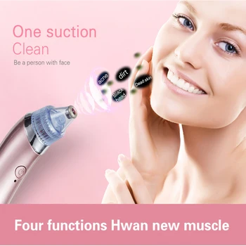 

Skin Tag Vacuum Pore Cleaner Blackhead Remover Black Dark Spot Acne Pimple Tool Electric Face Cleanser Suction Machine
