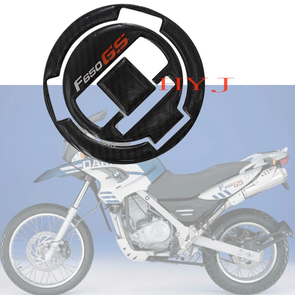 

3D Carbon-look Motorcycle Gas Oil Fuel Cap Cover Decal Carbon Fiber Sticker Protect For BMW F650GS F650 GS 2008-2013