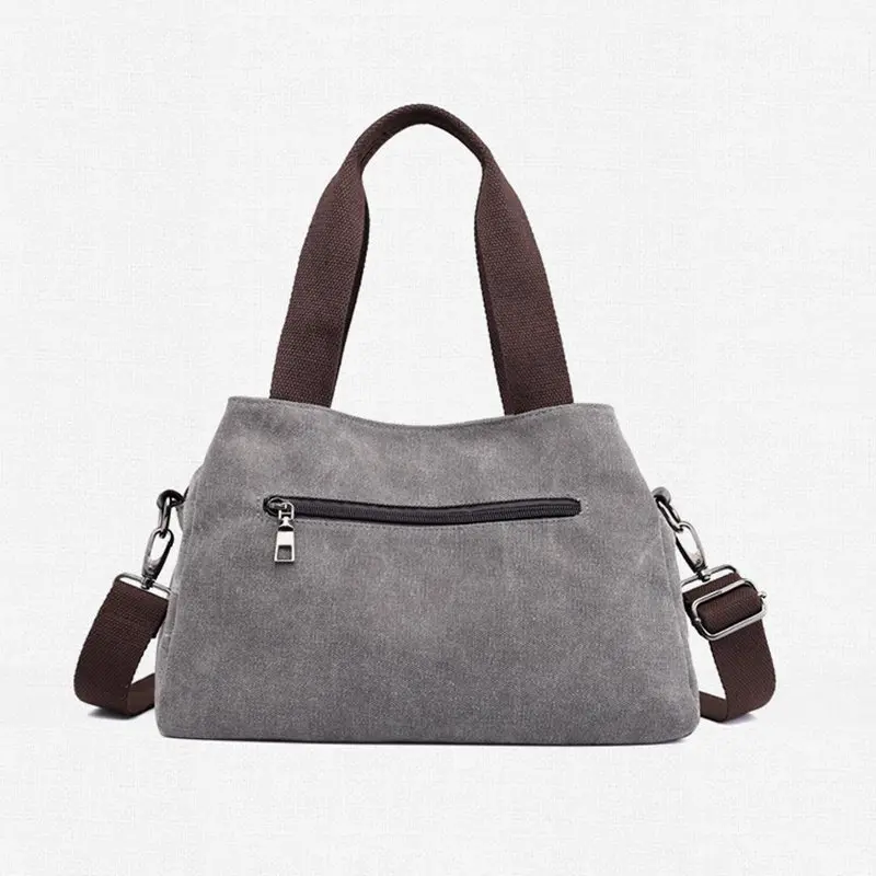 borgogna Delle Donna F Hobos Spalla Borsoni Il Signore Femminile Bolsas grigio Solido Donne A Dell'annata Tela 411 blu cachi Di Sacchetto Crossbody Nero Del Pacchetto Singolo Borse ppxrF