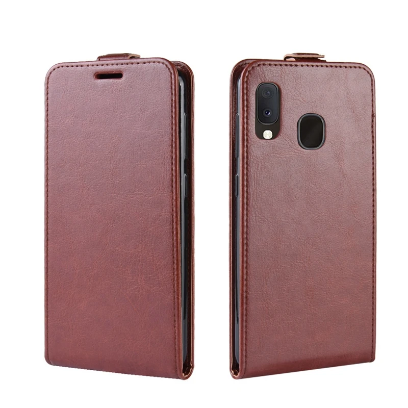 

Flip PU Leather Case For Samsung Galaxy A20E SM-A202F/DS Cover Magnetic Slots Protective Mobile Phone Bags Covers A20E