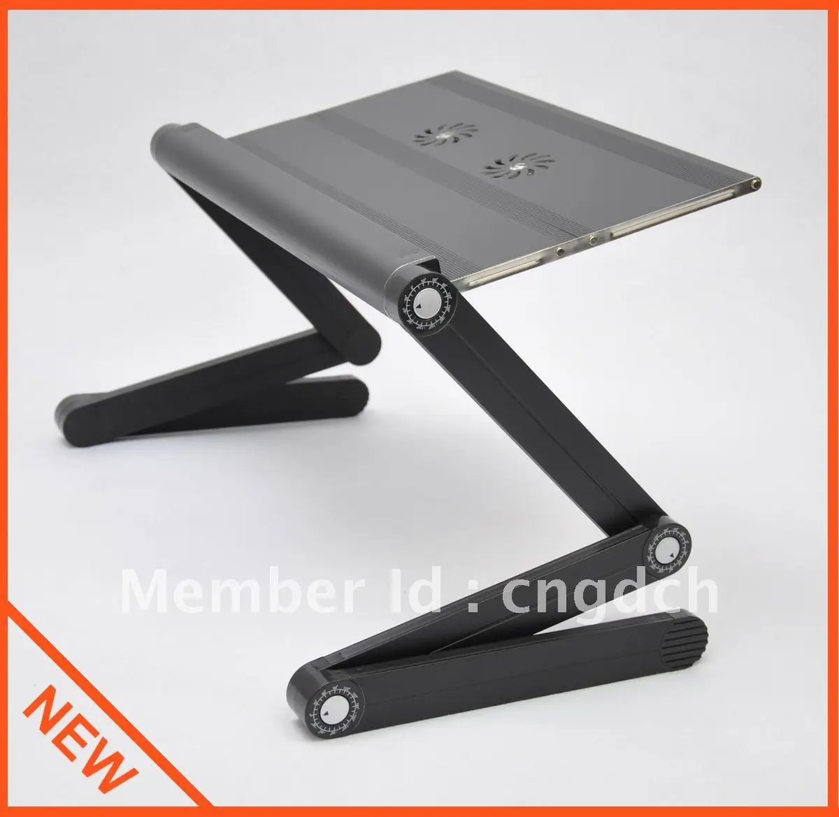 Folding Laptop table Bed Table Desk Stand with USB Cooling Fan Cooler,up to 17",in Bedroom Sets