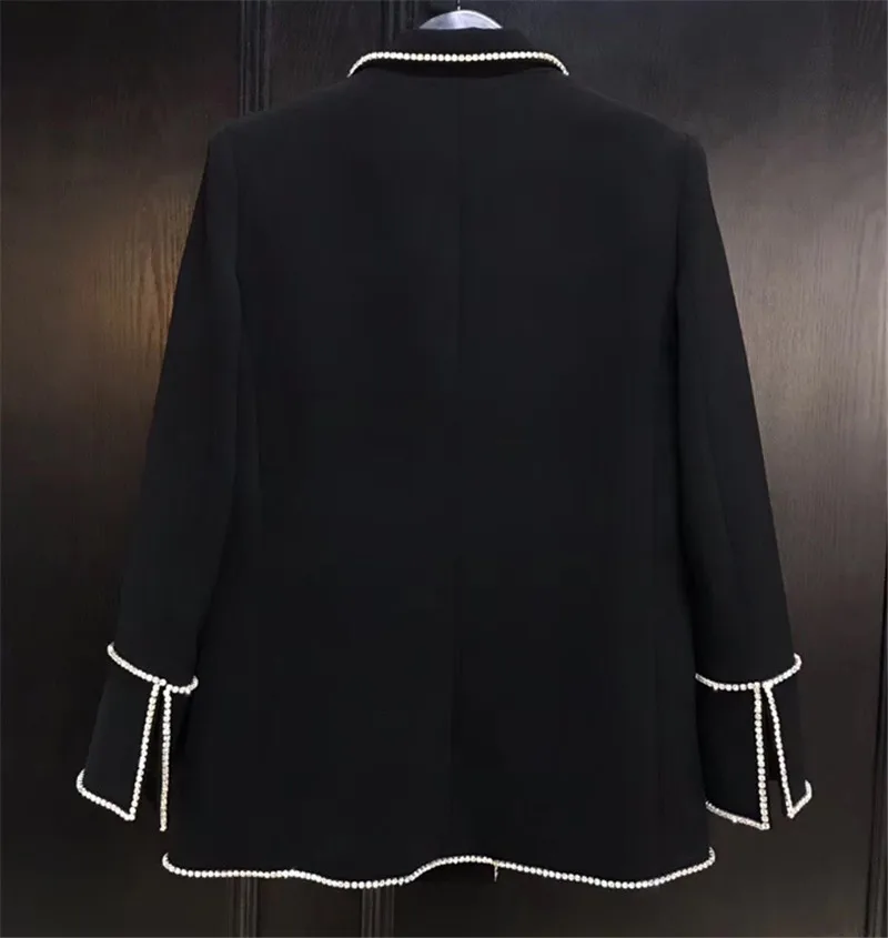 Pour Veste Manches Haute Lady Longues Qualité 2018 Nouvelles Collar Élégant down Femmes Manteaux Noir Turn d5qwx8tdB