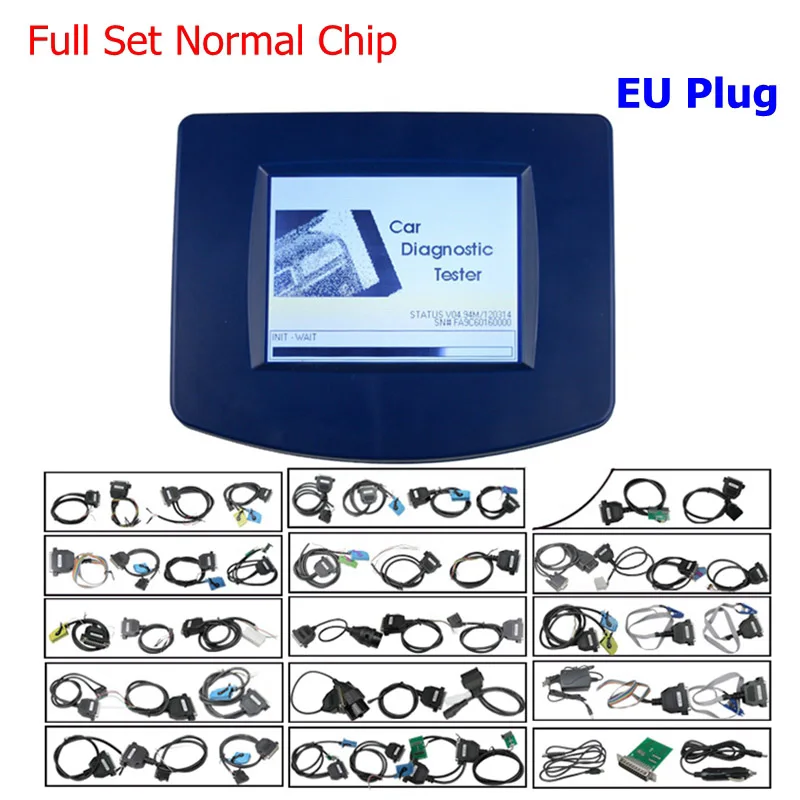 Экспресс быстрая Digiprog V4.94 OBD2 коррекция пробега многоязычный Универсальный Мульти-автомобили Digiprog 3 Digiprog3 коррекционный инструмент - Цвет: Full Set EU Plug