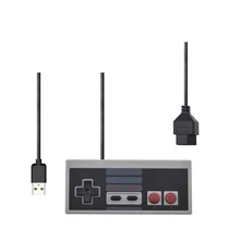 Para NES controlador con cable de USB Gamepad PC/USB/NES juegos de computadora Mando manejar Retro USB para NES Control de Joystick Manette