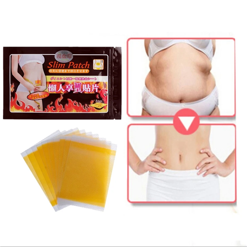 

100% Effective Healthy weight loss Body Cream Natural Lotus leaf Essence fat burning Patch fast slimming Navel Paste 10Pcs/bag