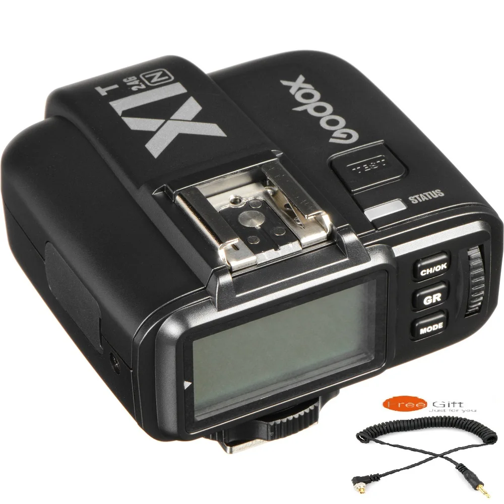Godox X1T-N TTL Wireless Flash Trigger Transmitter for Nikon Camera X1TS Hot shoe PC sync terminal 1/8000 second | Электроника