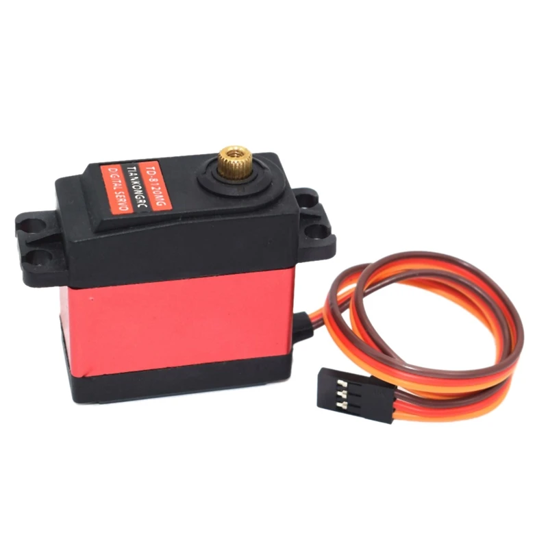 

Td-8120Mg Waterproof Metal Gear Digital Servo With 20Kg High Torque 180Angle For Rc Remote Control Car Model Vehicle 20Kg Serv
