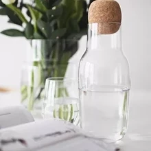 Стеклянная бутылка для сока, термос, стеклянная бутылка с холодным чайником, бутылка для напитков, бытовая