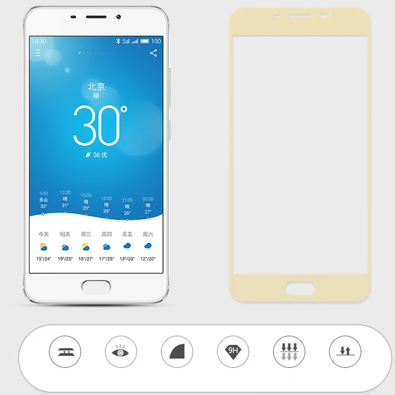 Защитное закаленное стекло для Meizu U10 U20, полное покрытие, защитная жесткая пленка для Meizu Pro 5, Стекло 9H On Pro 6 Pro 7 Plus