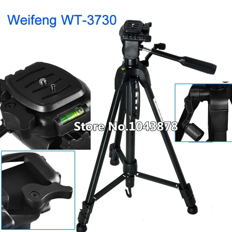 Штатив WT-3730 ручной подъем портативная зеркальная цифровая сумка для камеры штатива Профессиональный штатив WT-3730 штатива головка для 5d 6d 7d