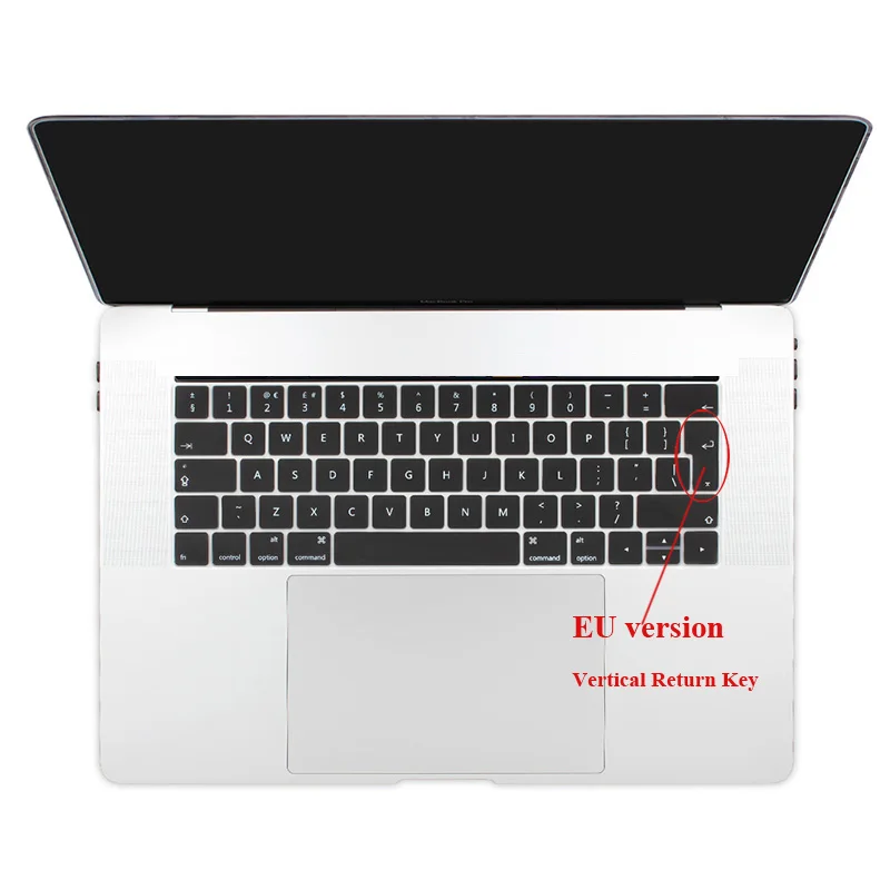 Для Macbook retina 12 клавиатура обложка кожа ЕС стиль, защитная пленка для клавиатуры оболочка для Macbook Pro 13 без сенсорной панели A1708 ЕС без сенсорной панели