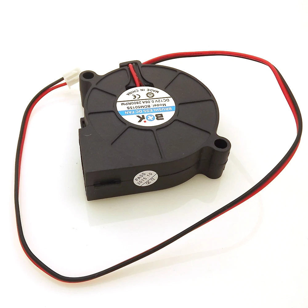 Ultra Silencioso Umidificador Ventilador de Refrigeração Turbo Bdm5015s Dc12v 0.06a 50*50*15 mm Ventiladores e resfriadores - Imagem 3