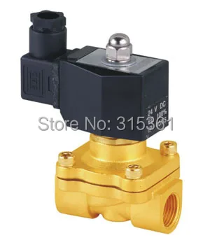 2W-160-15 DC24V 2 forma 2 válvulas de solenoide de agua neumática 1//2/" posición NC DN15