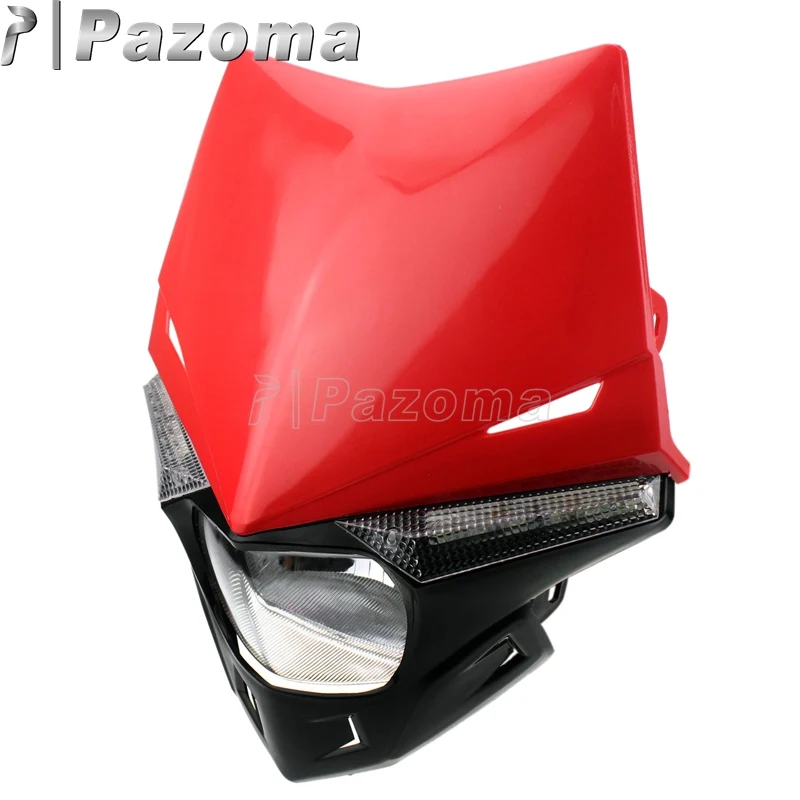 Налобный фонарь светодиодный для мотокросса Honda XR CRF CRM FMX 250 450 200 650|headlights for|headlights