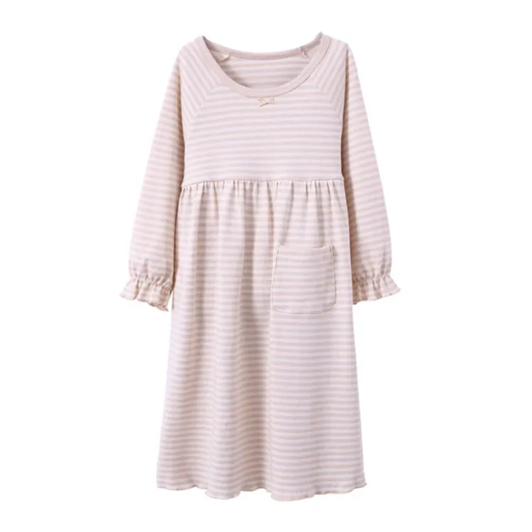 Pajamas for girls princess nightgowns for girls stripe pajamas 2 750