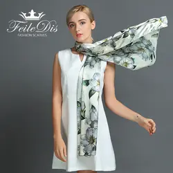 [FEILEDIS] 2019 шелковый шарф модная женская шаль многоцелевой шарф Двусторонняя замена использовать шарф серии FD025