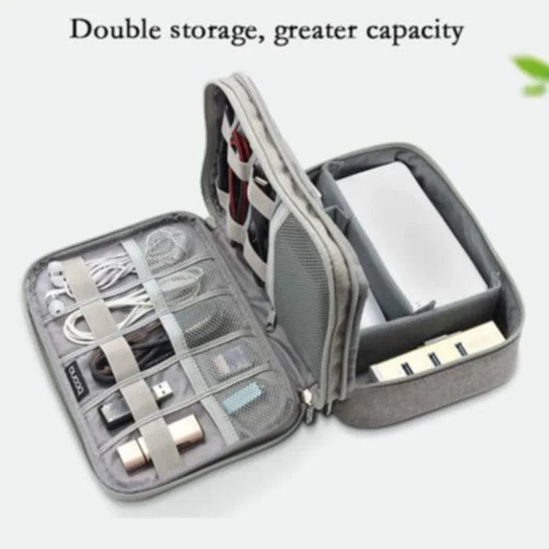 

Portable Travel Digital Accessories Storage Bag Data Cable USB Organizer Case