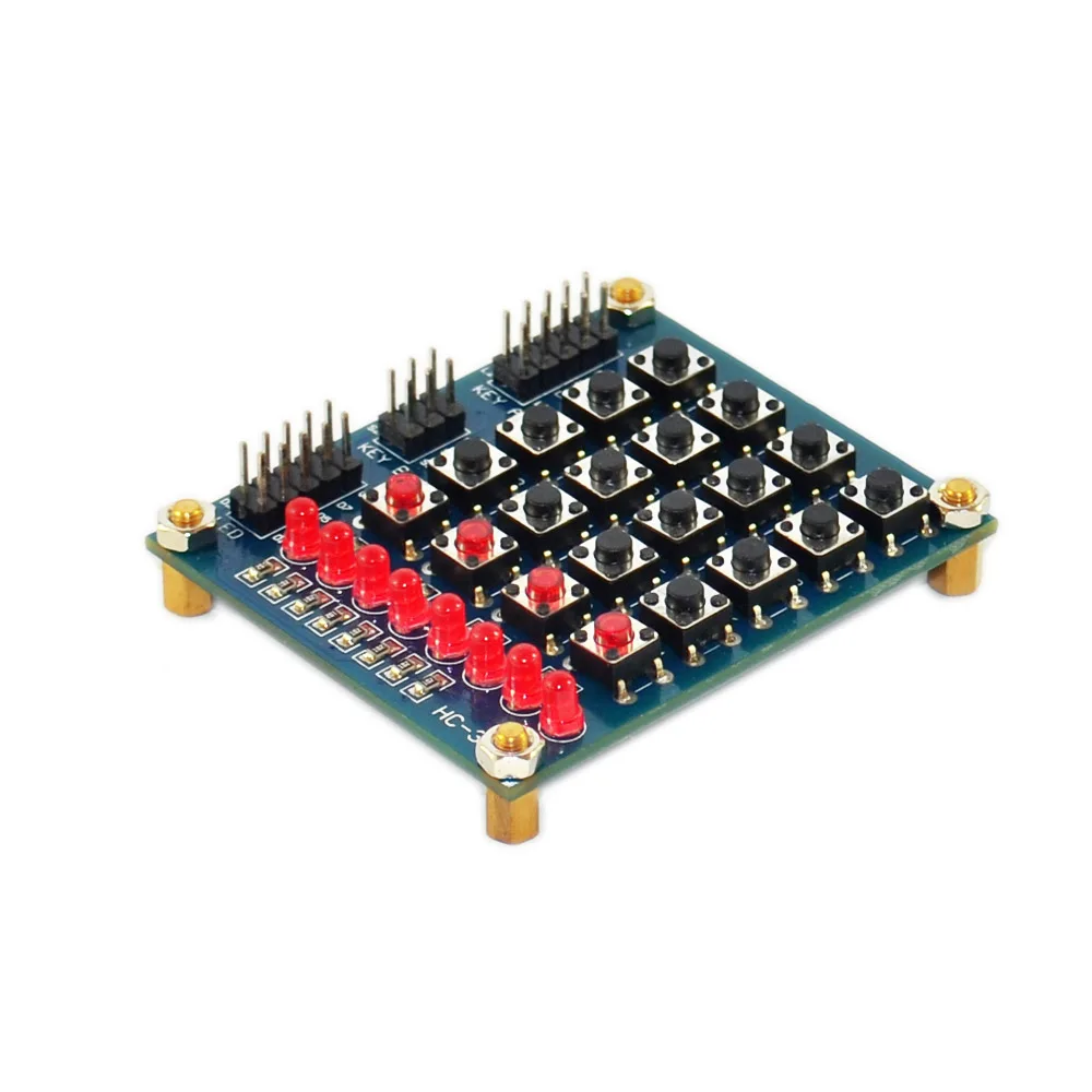 KEYES 8 LED 4x4 кнопки 16 клавиш матричный Независимый модуль клавиатуры для AVR ARM