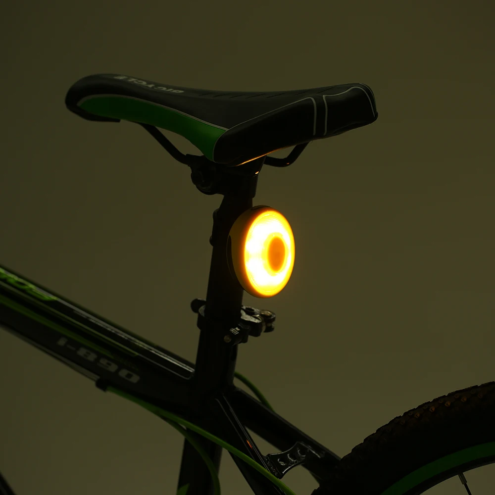 Best Lixada Bicycle Light USB Rechargeable Bike Brake Tail Lamp Safety Warning Bike Lights LED Rearlight for Night Riding 4 Colors 1
