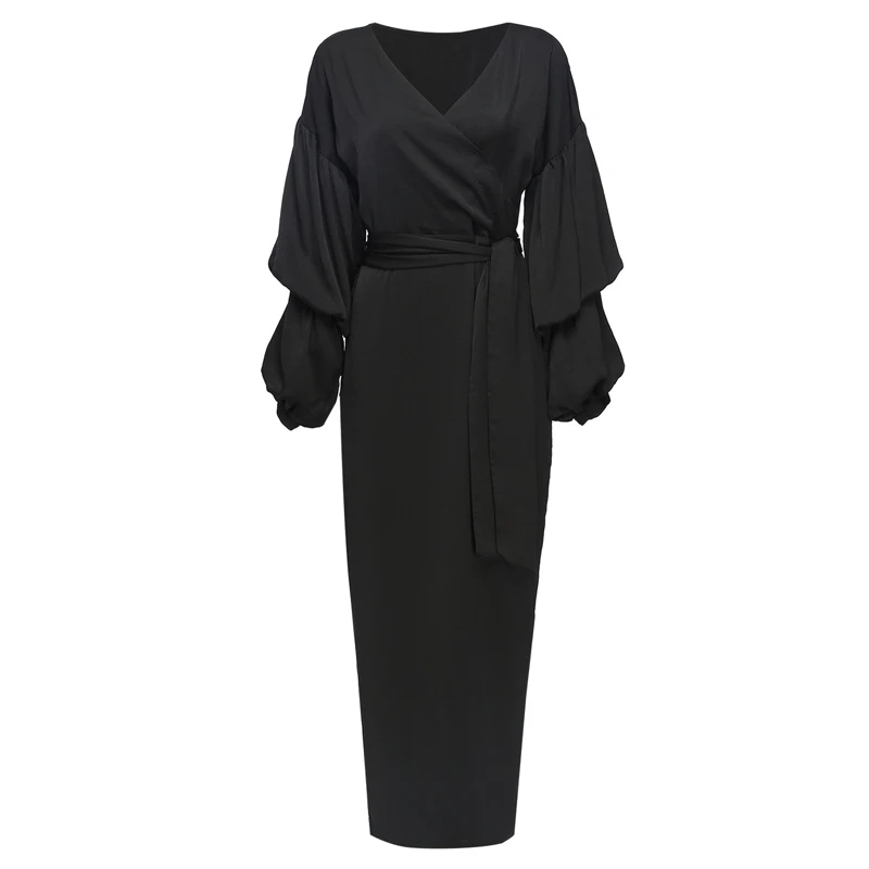 Vestidos de mujer 2019 Abaya Ucrania largo manga linterna las mujeres Maxi Vestido Bodycon vendaje Vestido Longo Vestidos Plus tamaño Ropa Vestidos de mujer 2019 Abaya Ucrania largo manga linterna las mujeres Maxi Vestido Bodycon vendaje Vestido Longo Vestidos Plus tamaño Ropa