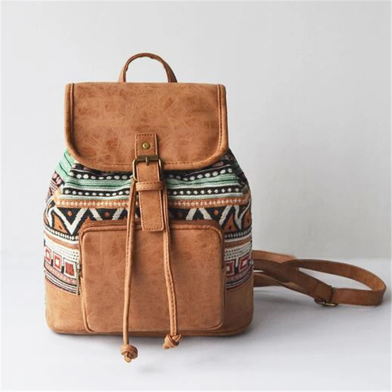 2017 جديد المرأة الطباعة على ظهره قماش المدرسة حقائب للمراهقين حقيبة كتف السفر الظهر Bagpack Bolsas Mochilas Femininas