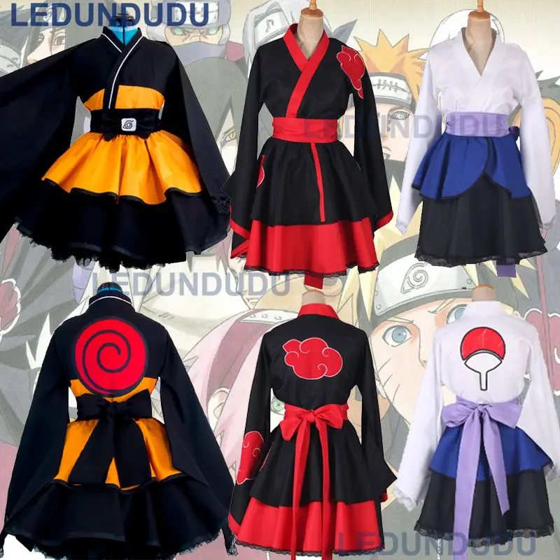 Kostum Cosplay Anime Shippuden Ninja 