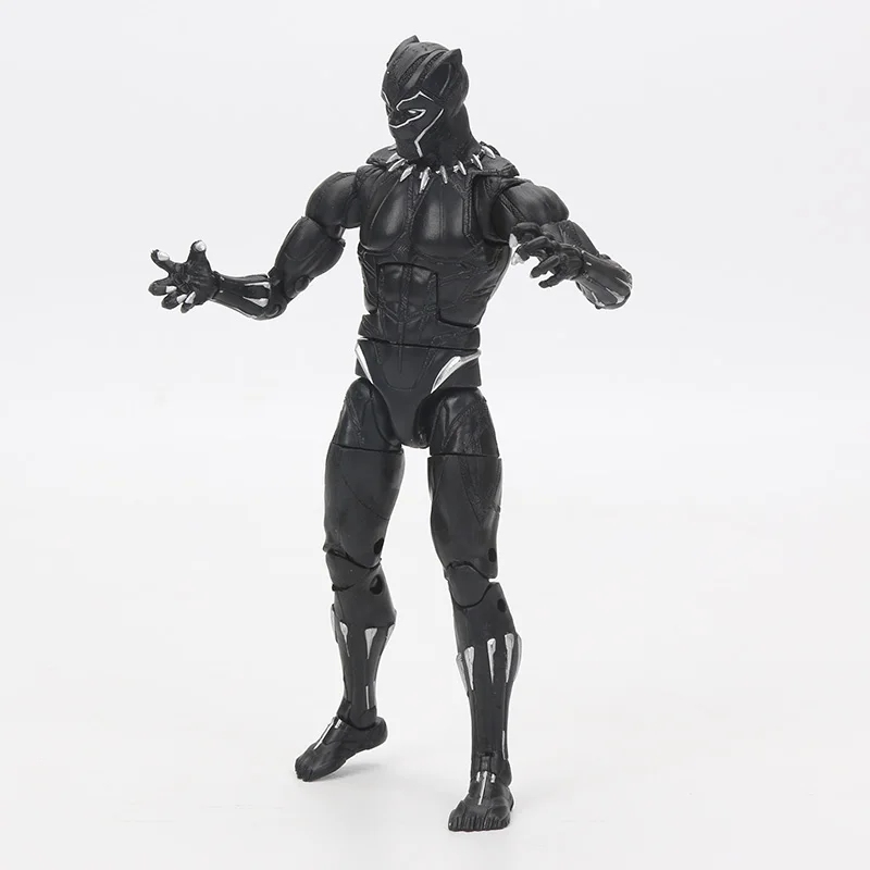 2018 Marvel Toys Black Panther PVC Action Figure the Avengers Iron Man NAKIA BOLT Sub-Mariner Figures Collection Model Dolls Toy