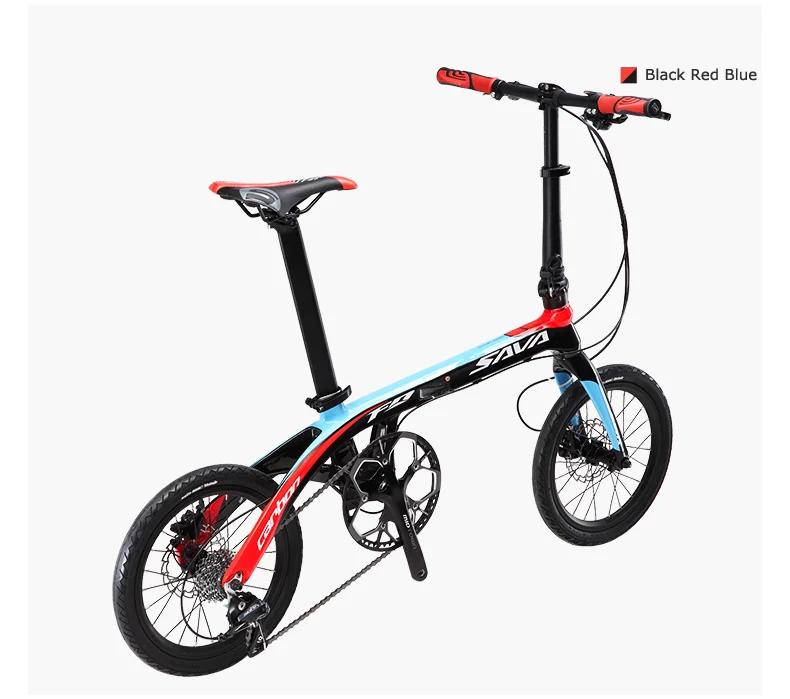 Sale Folding Bike SAVA 16 inch Carbon Fiber Child BIKE Mini City Foldable Bicycle with SHIMANO SORA 3000 9 Speed Groupset disc brake 16 Sale Folding Bike SAVA 16 inch Carbon Fiber Child BIKE Mini City Foldable Bicycle with SHIMANO SORA 3000 9 Speed Groupset disc brake 16