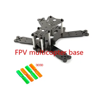 

Mini 130mm 130 Carbon Fiber Quadcopter Frame Kits with 2 Pair Orange 3030 Bullnose Propeller Smaller For FPV Quadcopter