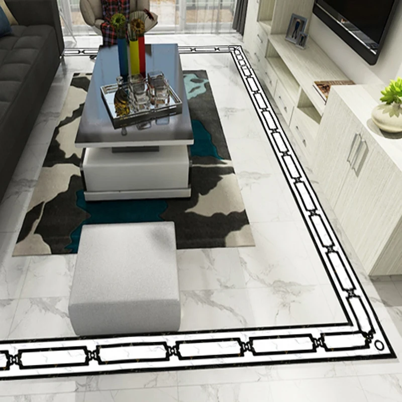 

5M Self-Adhesive Wallpaper For Border Waterproof Bathroom 3D Flower Pattern PVC Wall Stickers Waist Line Kitchen Room Wall Decor