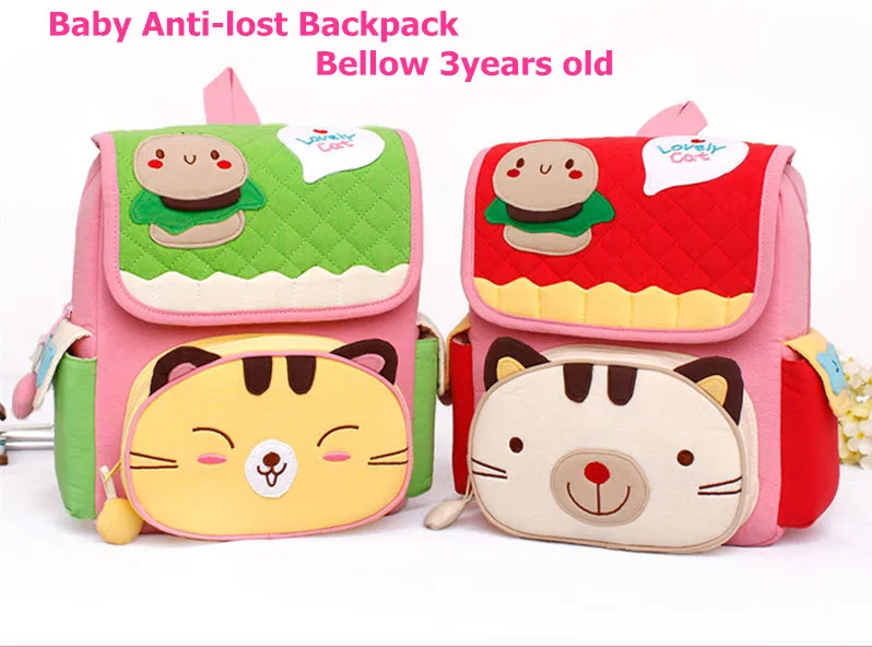 

2016 Cotton Fabric Mini Backpacks For Girls Famous Designer Back Pack Cute Cartoon Backpack Kitty Mochila Infantil