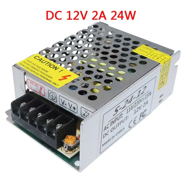 Источник питания AC 110 V-220 V к DC 5V 12V 24V 1A 2A 3A 5A 10A 15A 20A 30A 50A светильник трансформатор для светодиодных лент светильник