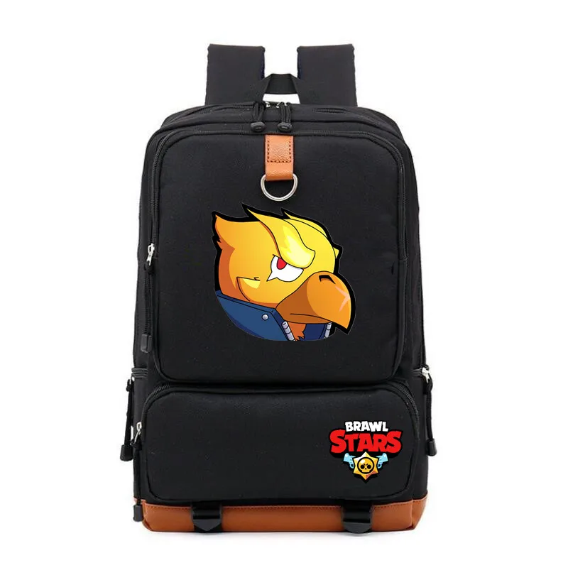 

New Game Brawl Stars mochila Backpack for teenagers Spike Gene Primo School bag Big Capacity travelling laptop bagpack