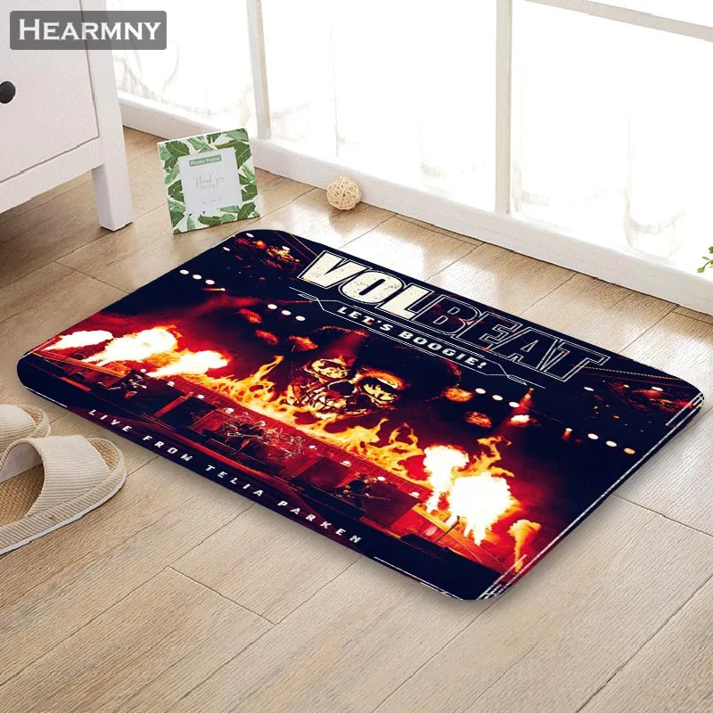 

New Arrival Doormat Volbeat Home Mat Machine Made Anti Slip Carpet Living Room/Hallway Bath Mat For Kids