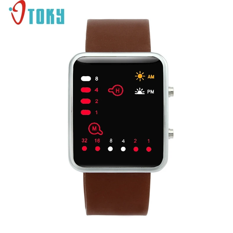 رواية تصميم الساخن المرأة رجل الرقمية الأحمر LED ساعة رياضية ثنائي ساعة اليد سيليكون May31 2019 رواية تصميم الساخن المرأة رجل الرقمية الأحمر LED ساعة رياضية ثنائي ساعة اليد سيليكون May31 2019