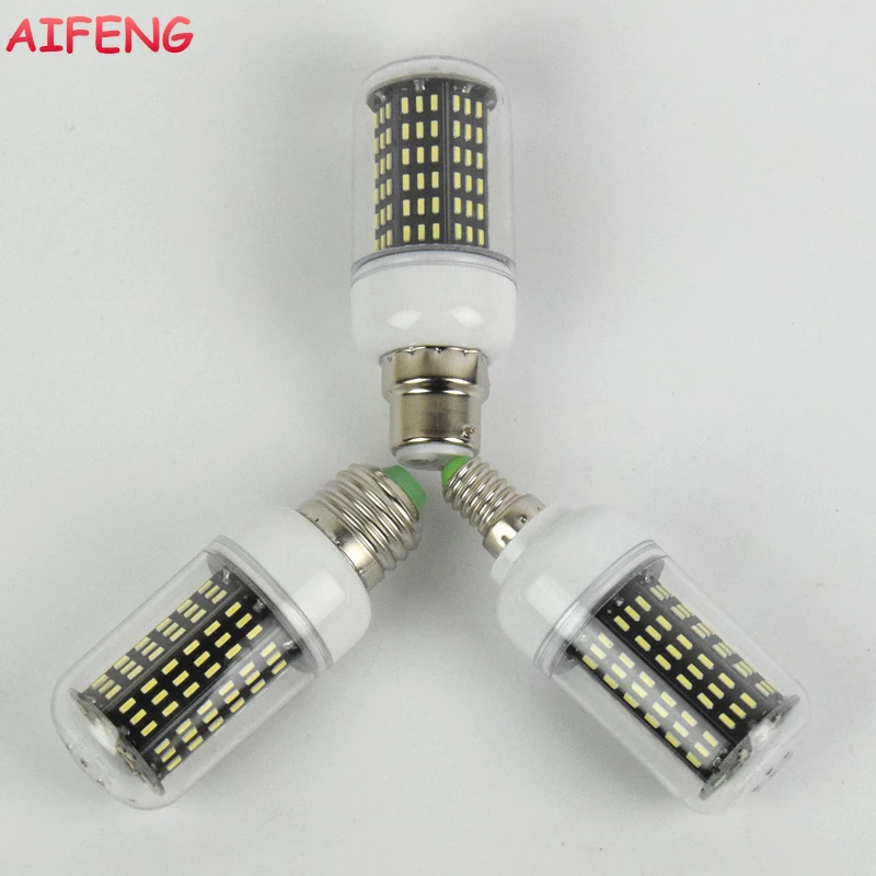 

AIFENG 4014 SMD 138 Leds LED Corn Bulb 220V-240V LED Corn Light E27 E14 B22 Lampadas LED Lamp Spotlight LED Bulb Cold Warm White