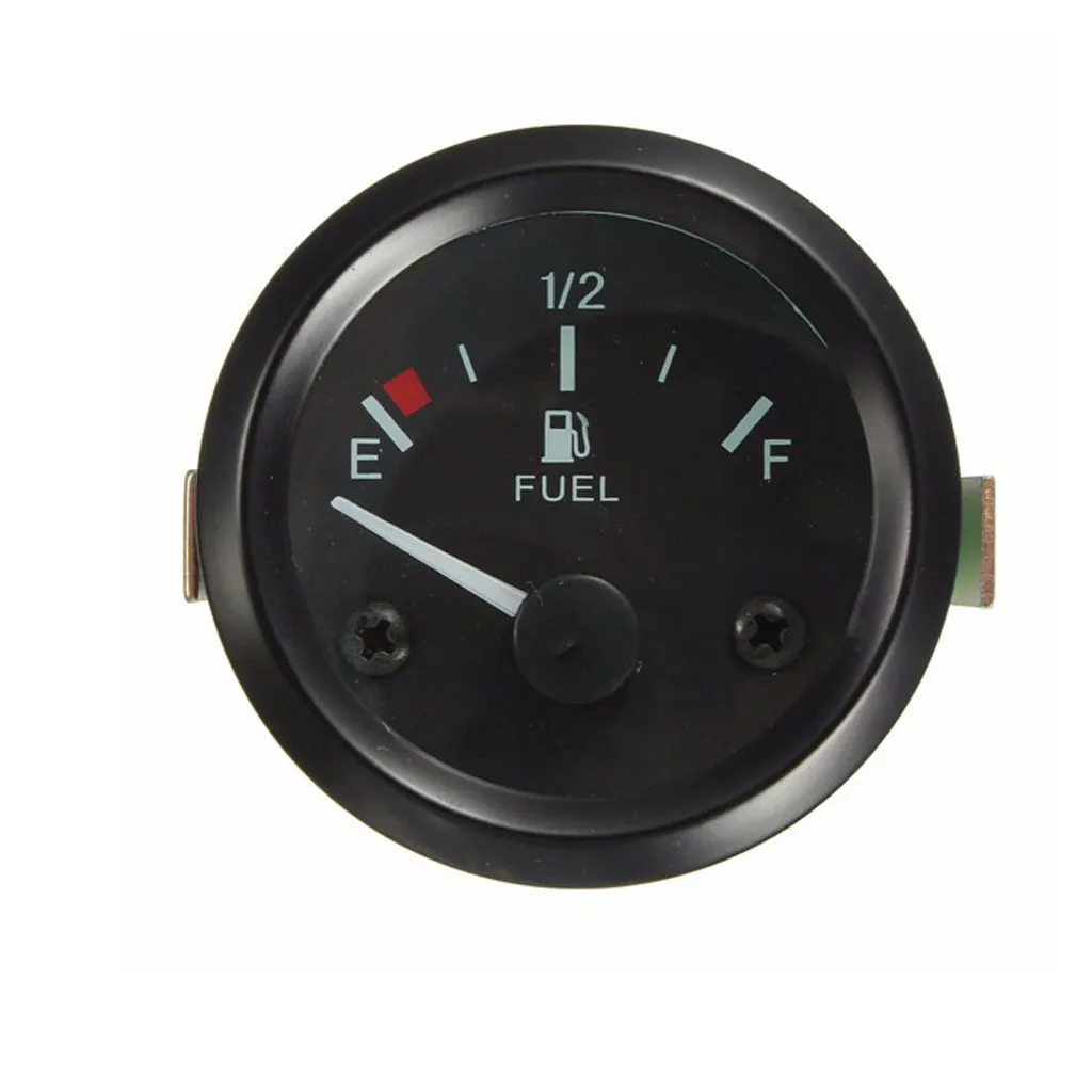 2" inch 52mm Universal Car Fuel Level Meter Gauge w/ Fuel Sensor E-1/2-F Pointer