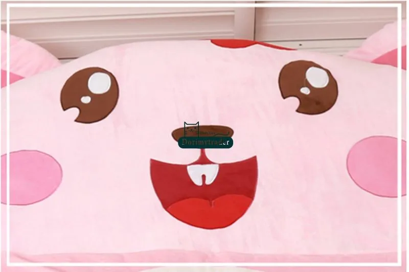 Dorimytrader Cartoon Animal Pink Rabbit Beanbag Soft Plush Bed Sofa Mattress Carpet Tatami 2 Sizes Free Shipping DY60848