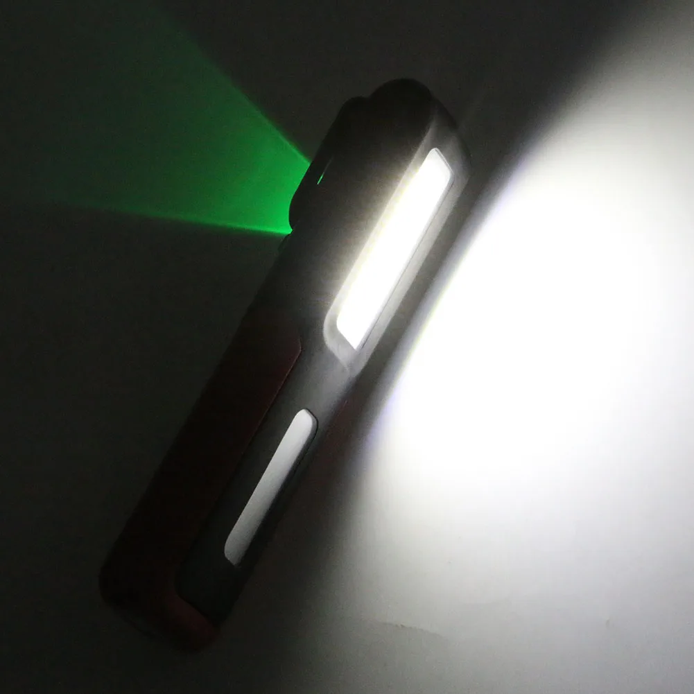 Инспекционная лампа фонарик COB светодиодный USB Перезаряжаемый магнитный складной крюк палатка походный фонарь рабочие огни Встроенный аккумулятор