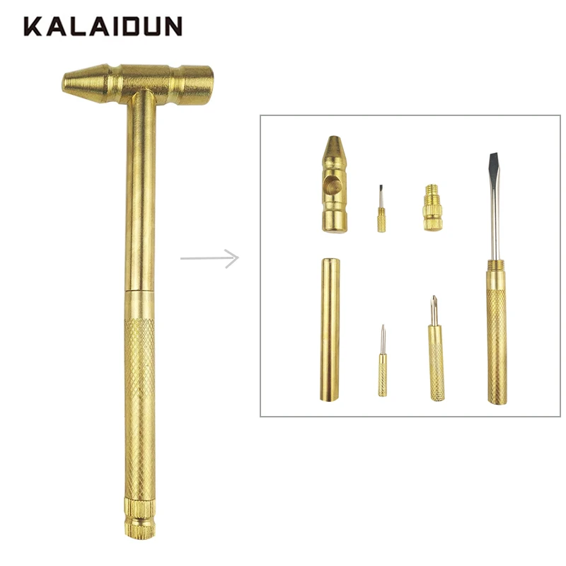 KALAIDUN Screwdriver Set 6 In 1 Multifunctional Precision Torx Bit Mini Hammer Outdoor Pocket Repair Tool For Phones Hand Tools1